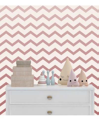 Papel de parede Chevron rosa degradê Papel de parede Chevron rosa degradê