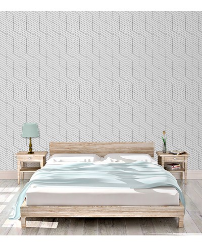 Papel de parede Quadrados listrados Papel de parede Quadrados listrados