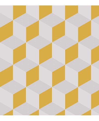 Papel de parede Triangulos 3d amarelo e cinza Papel de parede Triangulos 3d amarelo e cinza