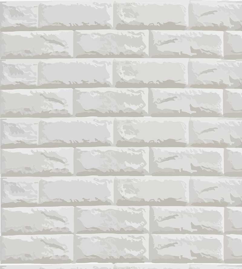 Papel de parede Tijolinhos cinza