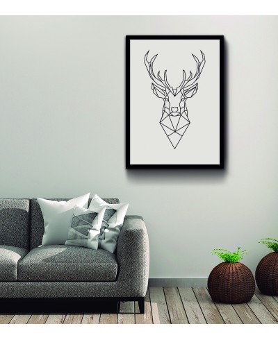 Quadro Alce geométrico Quadro Alce geométrico