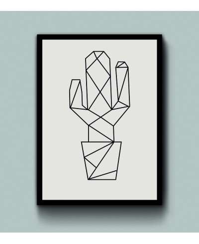 Quadro Cacto geométrico Quadro Cacto geométrico