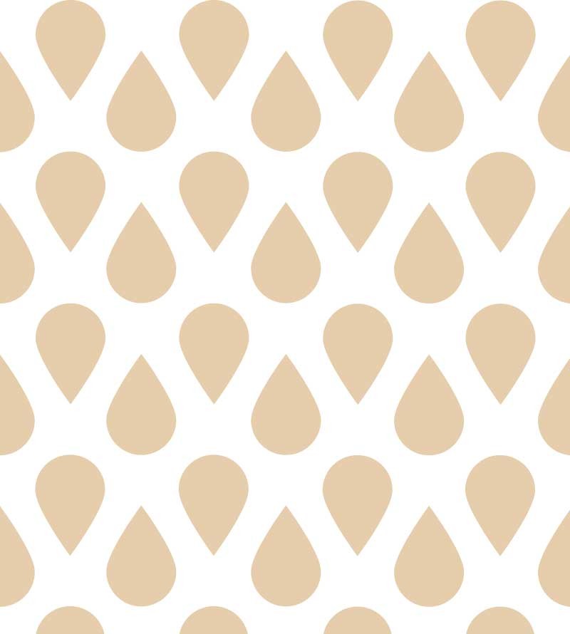 Papel de parede Gotas caindo bege