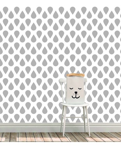 Papel de parede Gotas caindo cinza Papel de parede Gotas caindo cinza