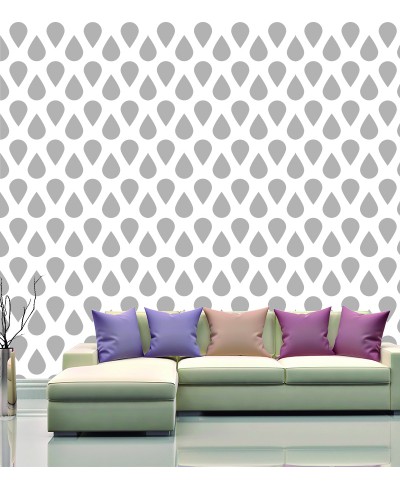 Papel de parede Gotas caindo cinza Papel de parede Gotas caindo cinza