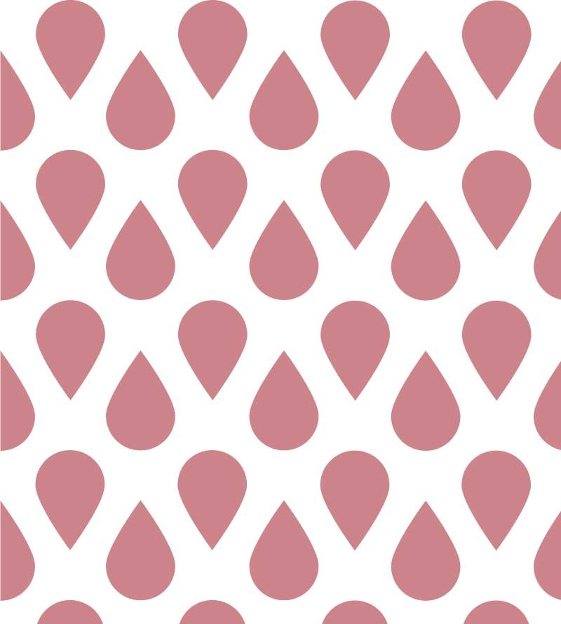 Papel de parede Gotas caindo Rosa