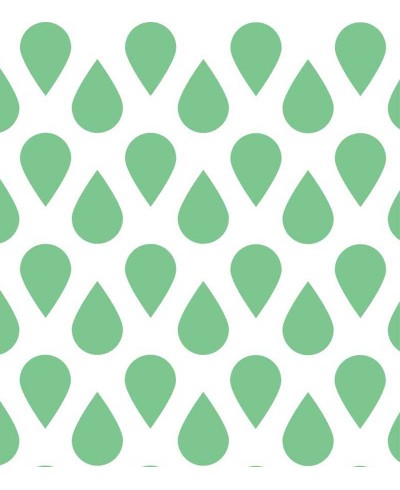 Papel de parede Gotas caindo Verde Papel de parede Gotas caindo Verde