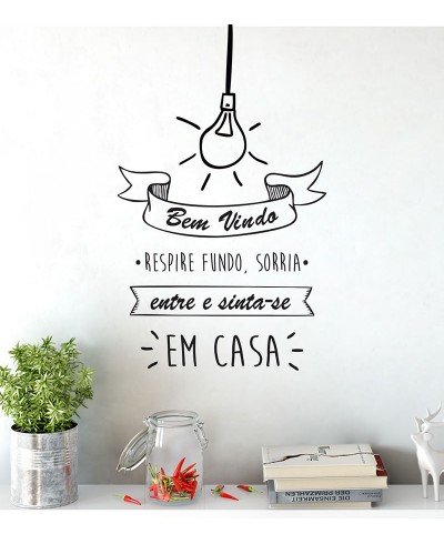 Adesivo de parede Seja Bem Vindo