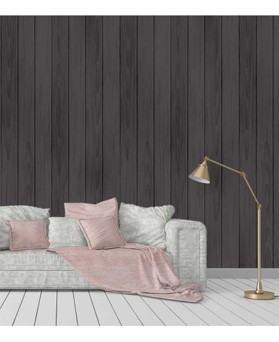 Papel de parede Madeira Preta Papel de parede Madeira Preta