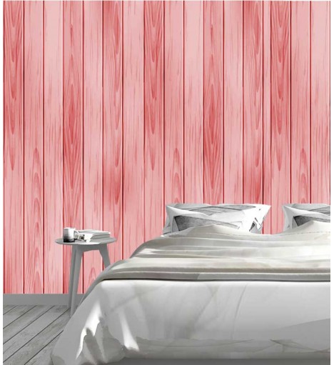 Papel de parede Madeira Rosa