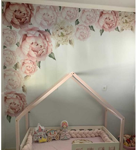 kit Adesivo Flores Vintage