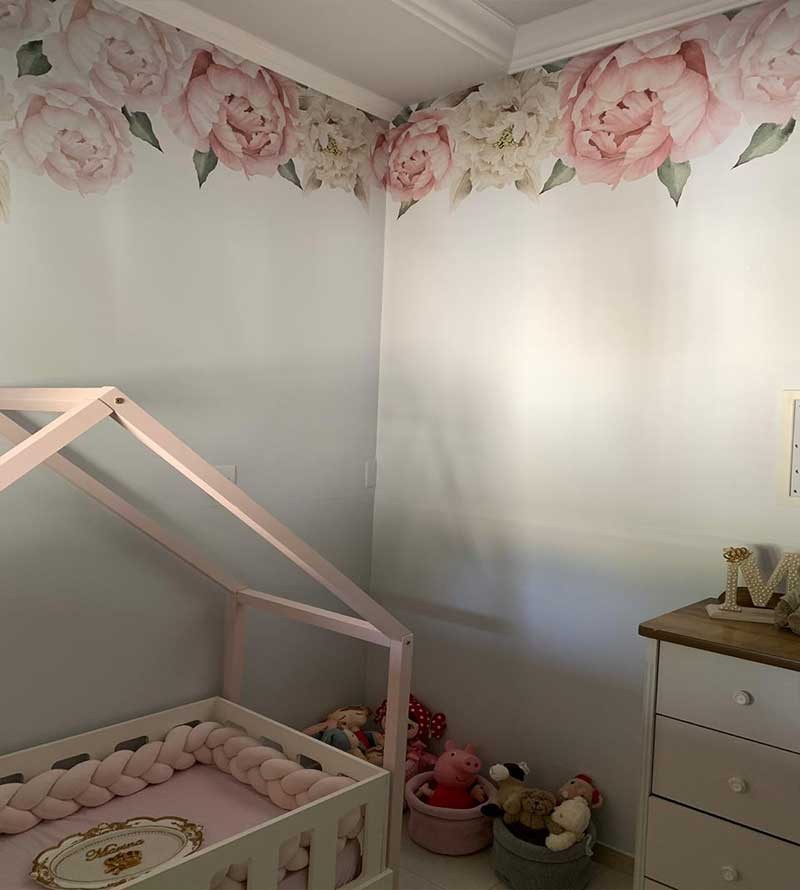 kit Adesivo Flores Vintage