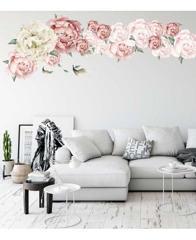 Kit Flores Peonias em adesivo blackout