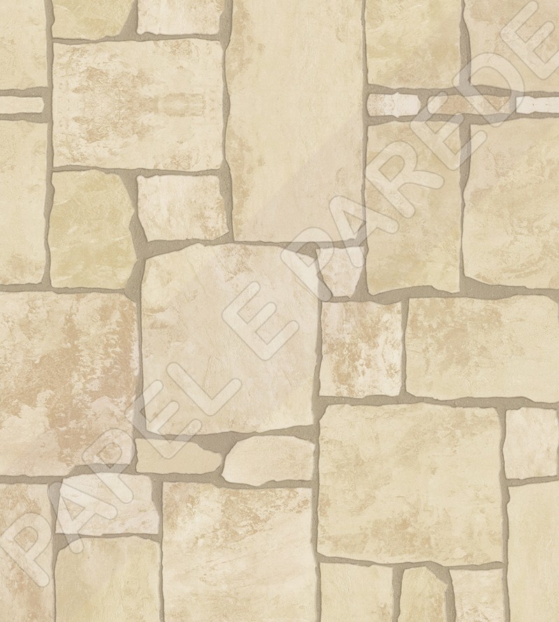 Papel de Parede Pedra Rustica em Tons de Bege