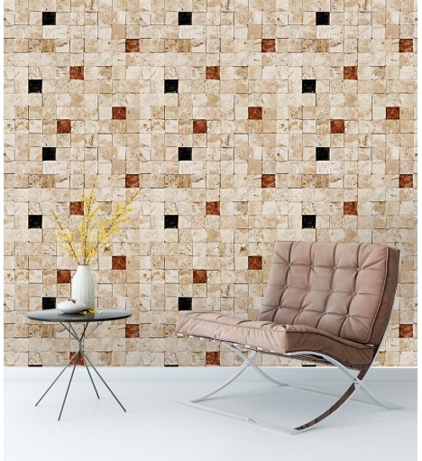 Papel de Parede Adesivo de Parede Tijolinho Portugues