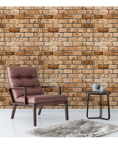 Papel de Parede Adesivo de Parede Tijolo Antigo Rustico