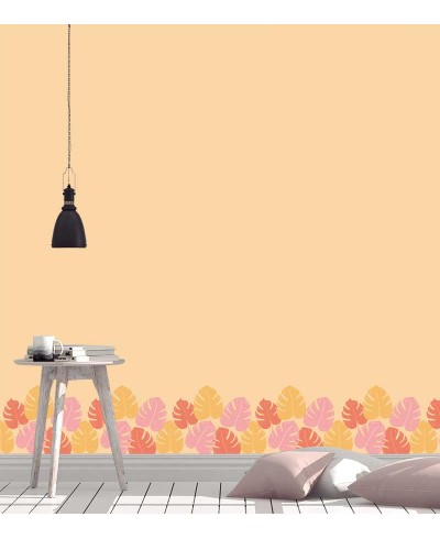 Papel de parede Monsteiras Coloridas Papel de parede Monsteiras Coloridas