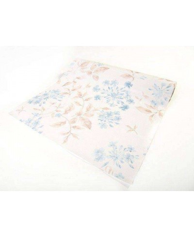 Papel de parede em tons claros, salmão, azul e cinza - Dream 09