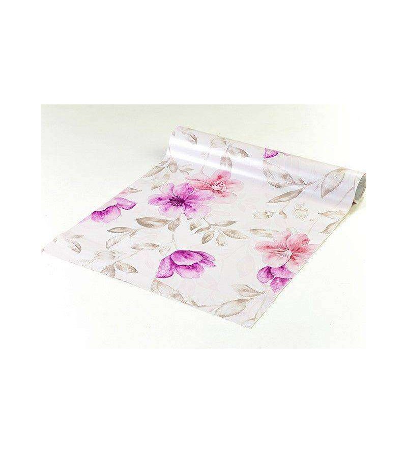 Papel de parede em tons rosa, roxo e cinza - Dream 31