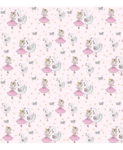 Papel de parede Balé Lago dos cisnes em tons de Rosa, amarelo, preto e cinza Papel de parede Balé Lago dos cisnes em tons de Rosa, amarelo, preto e cinza