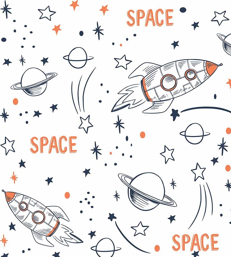 papel de parede Uma aventura no espaço