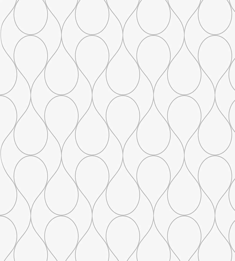 Papel de Parede Geométrico Ondulado Simples. Em cores neutras