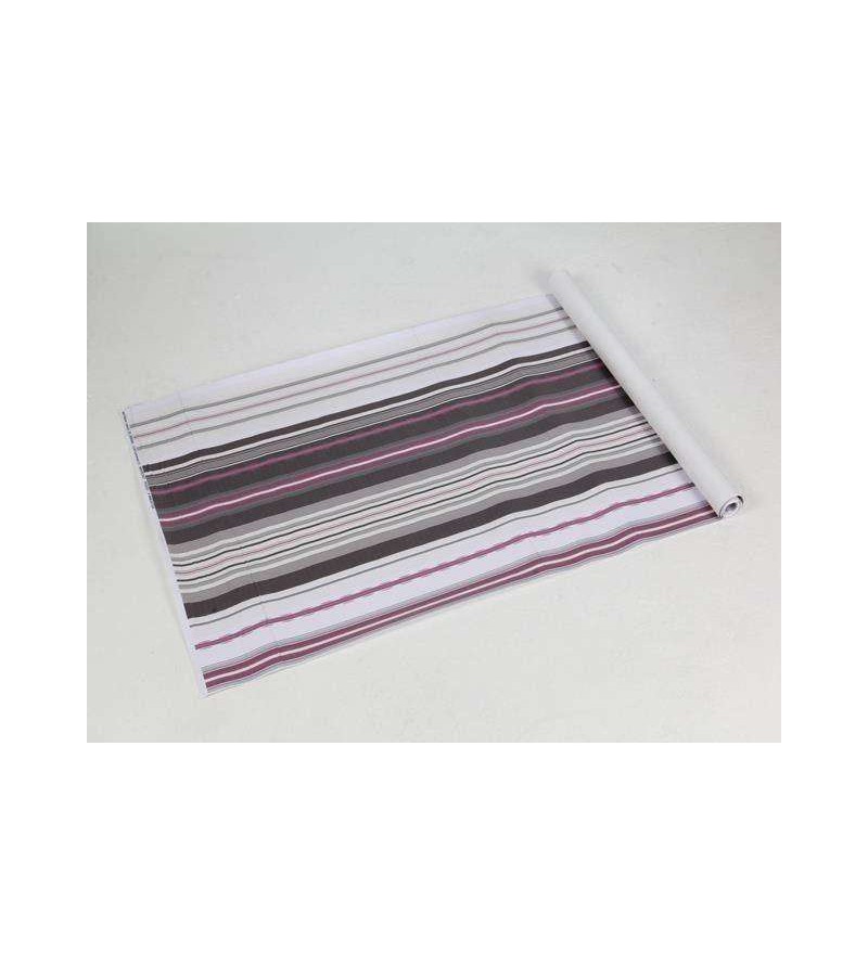 Papel de parede, com tons pastéis amarelos, marrom terracota, roxo - Casual 02