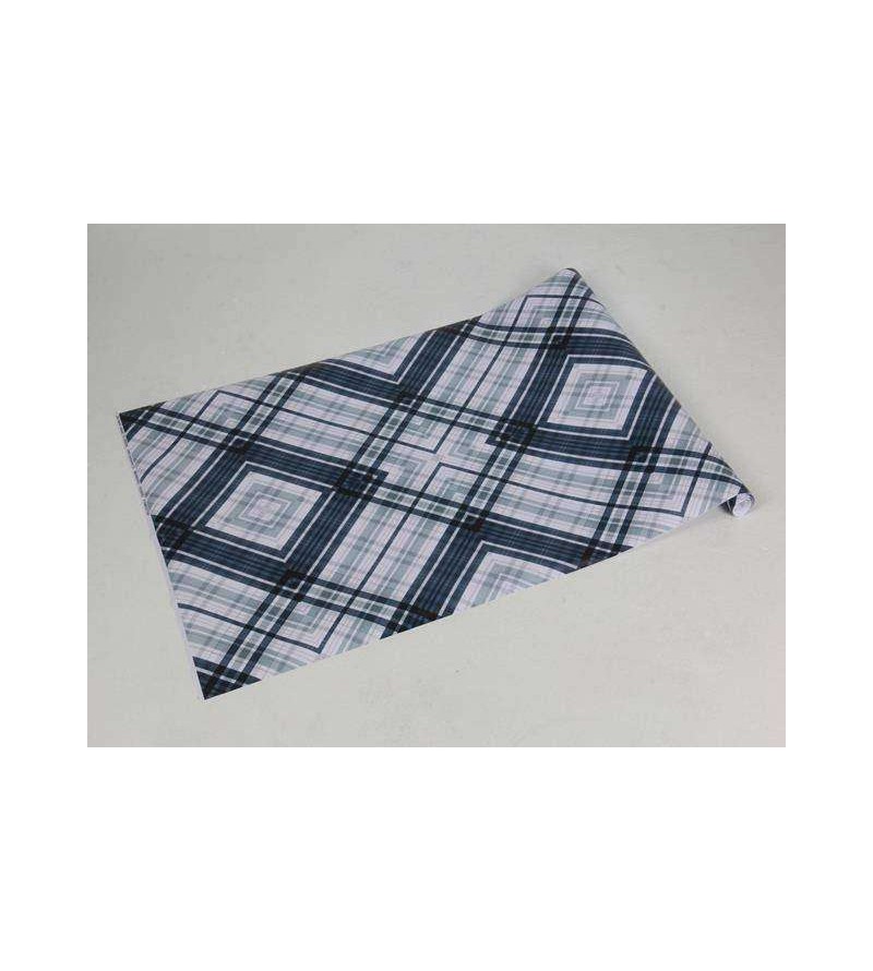 Papel de parede, com tons de azul e bege cinza - Casual 10