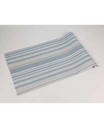 Papel de parede com listras em tons de bege, cinza e amarelo - Casual 22 Papel de parede com listras em tons de bege, cinza e amarelo - Casual 22