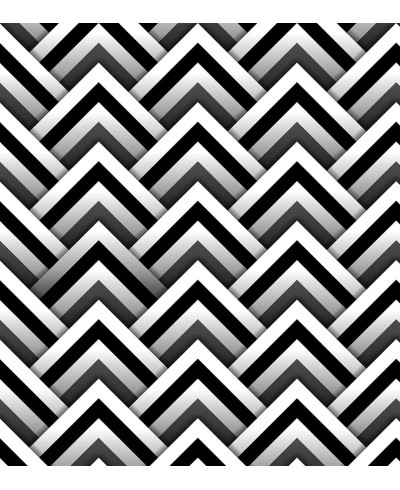 Papel de Parede Geométrico em Tons Preto, Cinza e Branco Papel de Parede Geométrico em Tons Preto, Cinza e Branco