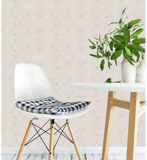 Papel de parede Rose Losangos