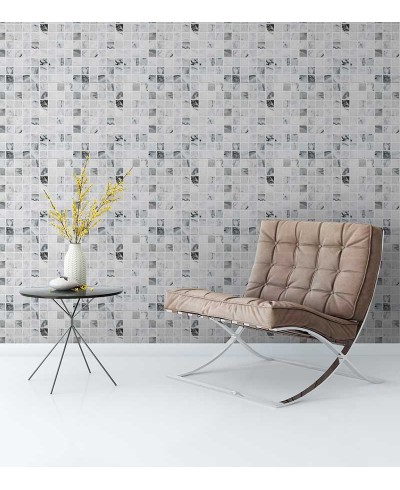 Papel de parede Tipo Pastilhas de Mármore Papel de parede Tipo Pastilhas de Mármore