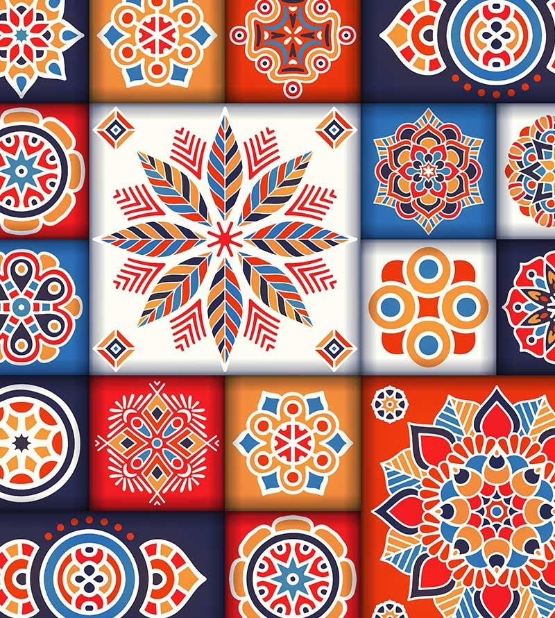 Adesivo hidráulico mandala Namastê