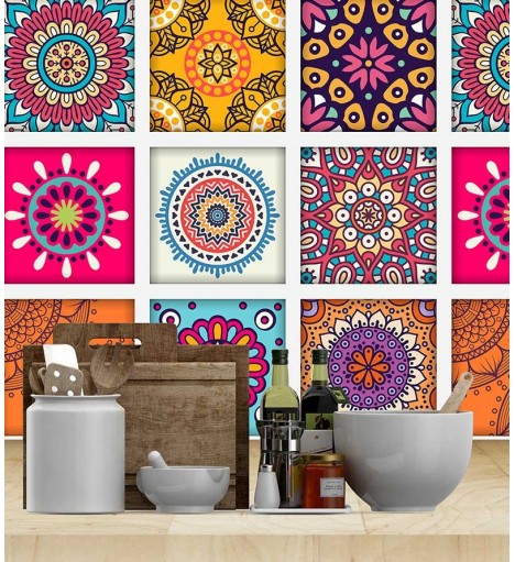 Adesivo hidráulico mandala Taj Mahal