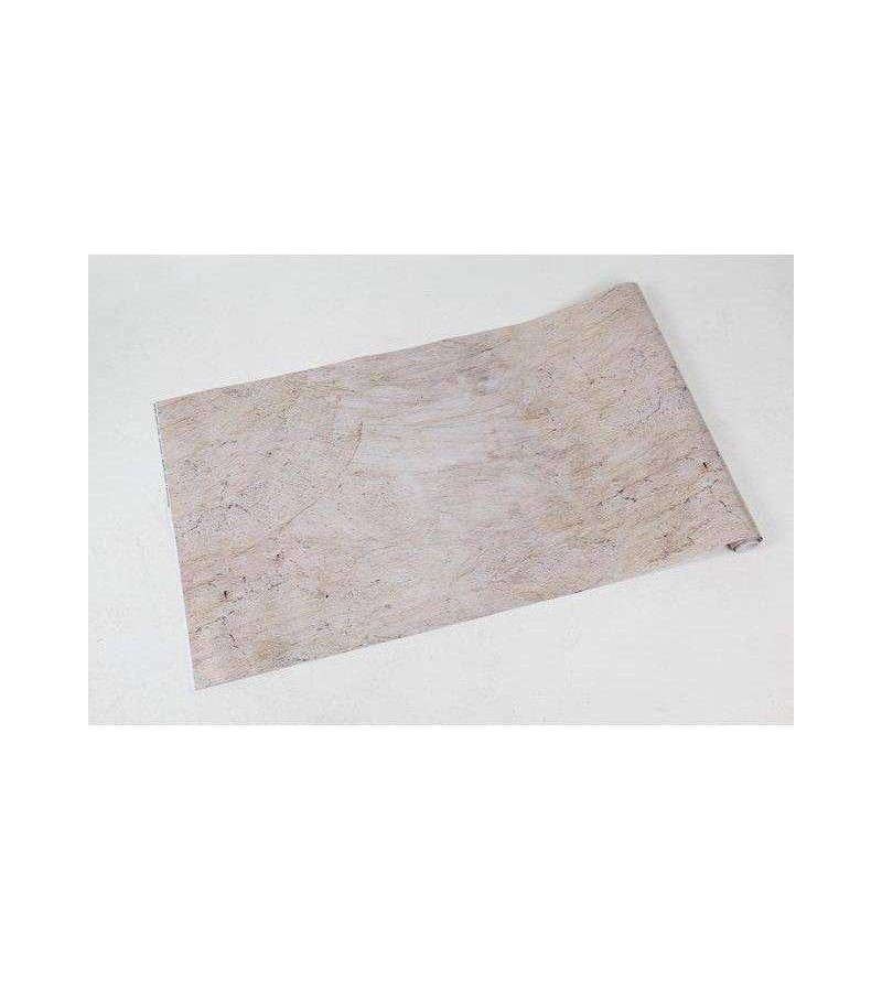 Papel de parede modelo concreto riscado em tons bege - Concreto 05