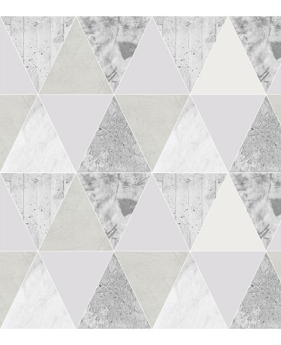 Papel de parede Grécia em tons de cinza e branco