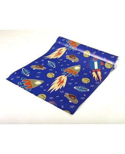 Papel de parede com cores azul, laranja, marrom, verde e detalhes brancos - Infantil 154 Papel de parede com cores azul, laranja, marrom, verde e detalhes brancos - Infantil 154
