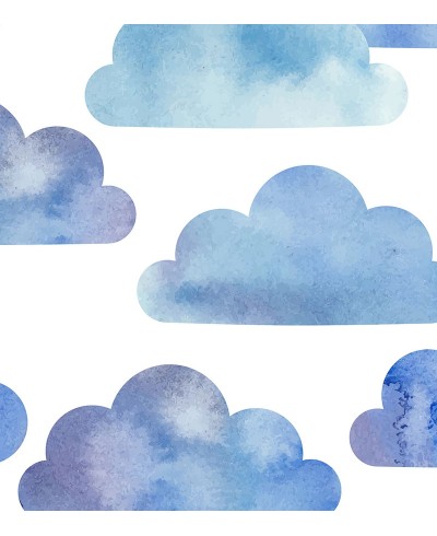 Papel de parede Celesto em tons de azul e branco Papel de parede Celesto em tons de azul e branco