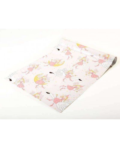 Papel de parede em tons rosa, amarelo, branco e detalhes pretos - Infantil 160