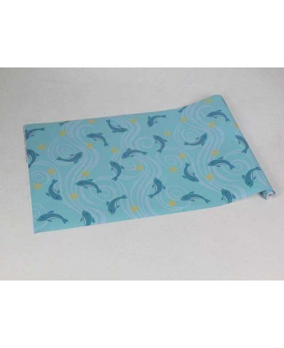 Papel de parede em tons de azul e amarelo - Infantil 77 Papel de parede em tons de azul e amarelo - Infantil 77