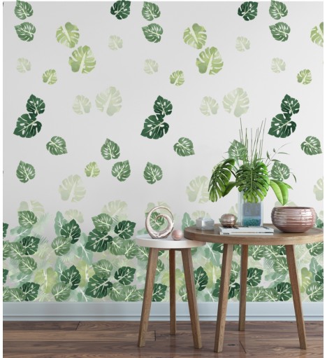 Papel de parede Folhas de Monstera