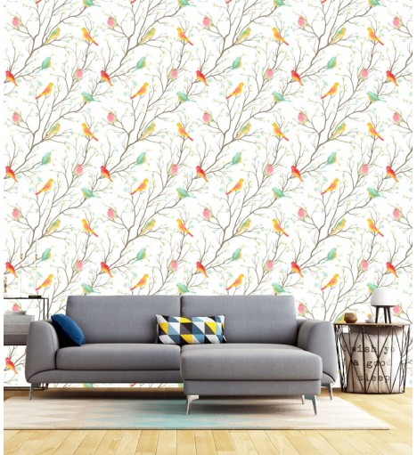 Papel de parede Campestre Pale Cristal