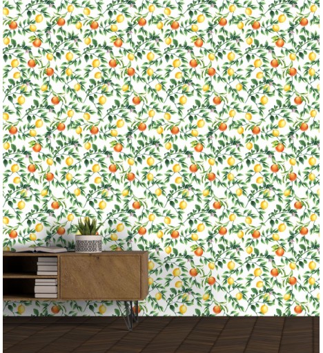 Papel de parede Campestre Siciliano Neutro