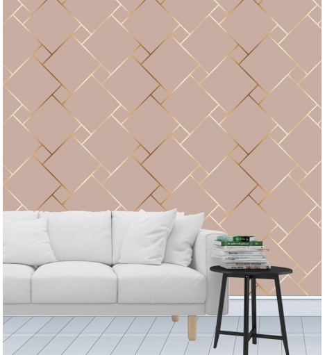 Papel de Parede Diamond Gisela Gold