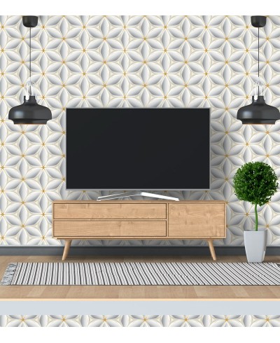 Papel de Parede 3D Domus Gold Papel de Parede 3D Domus Gold