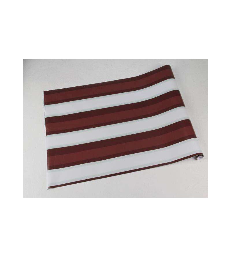 Papel de parede listrado vermelho e verde claro