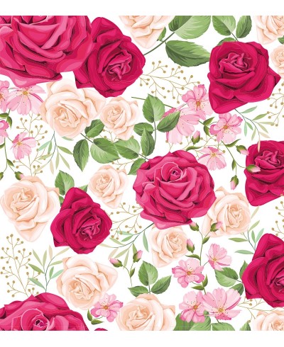 Papel de parede Floral Rosas Papel de parede Floral Rosas