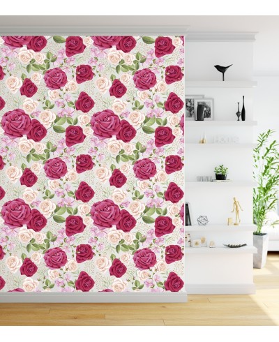 Papel de parede Floral Rosas Papel de parede Floral Rosas