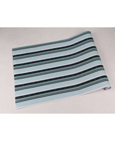 Papel de parede listrado verde e azul Papel de parede listrado verde e azul