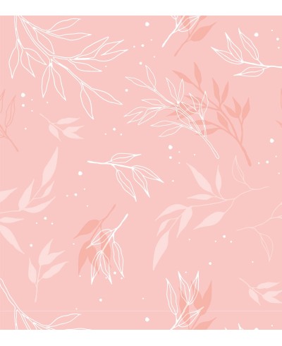 Papel de parede Folhas em tons de rosa Papel de parede Folhas em tons de rosa